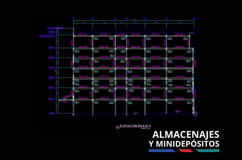 Proyecto Almacenajes y Minidepósitos - estructura de acero de alto desempeño
