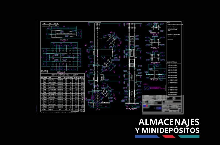 Proyecto Almacenajes y Minidepósitos - estructura de acero de alto desempeño