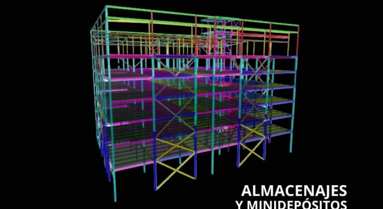 Proyecto Almacenajes y Minidepósitos - estructura de acero de alto desempeño