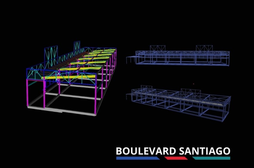 Proyecto Boulevard Santiago Panamá – Centro Comercial de Estructura Metálica