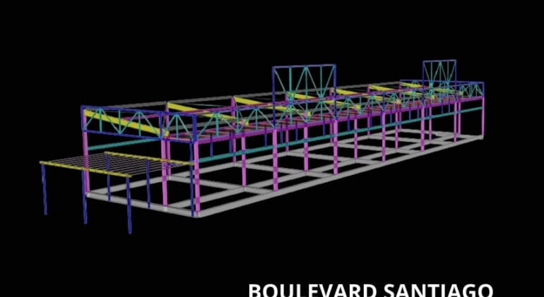 Proyecto Boulevard Santiago Panamá – Centro Comercial de Estructura Metálica