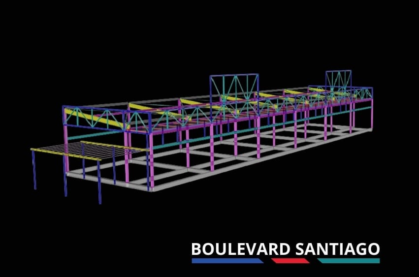 Proyecto Boulevard Santiago Panamá – Centro Comercial de Estructura Metálica