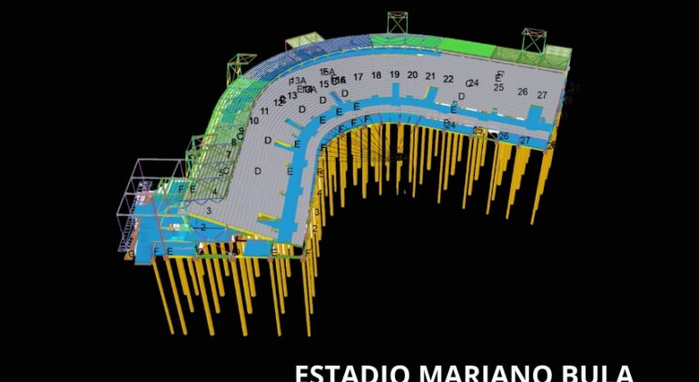Proyecto Estadio Mariano Bula – Diseño y Detalle Estructural en Panamá