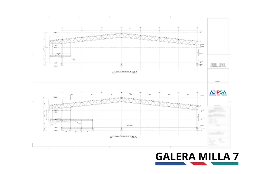Proyecto Galera Milla 7 – Complejo Industrial con Estructura de Concreto Reforzado