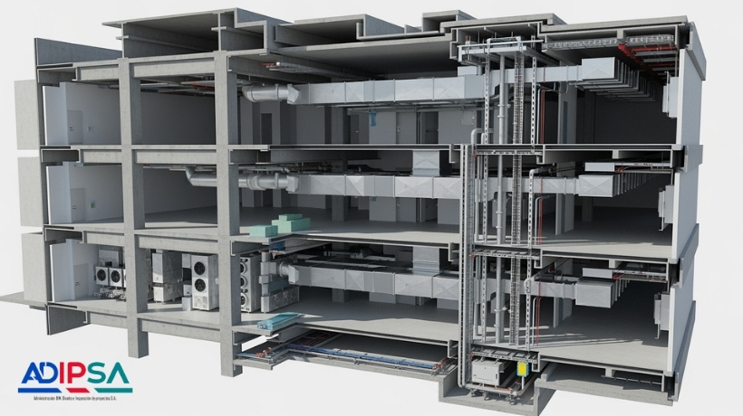 Coordinación BIM en proyectos complejos integración de arquitectura, estructura y MEP